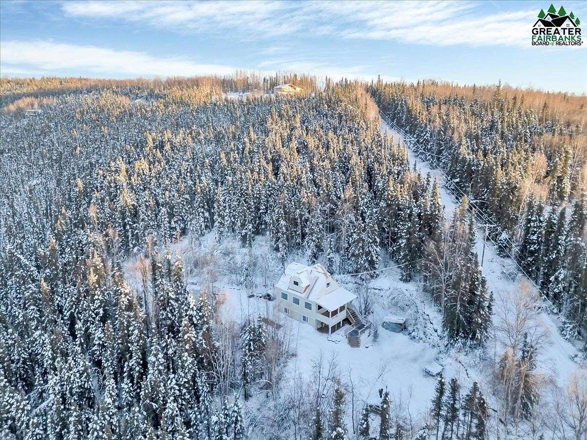 5 Acres of Residential Land with Home for Sale in Fairbanks, Alaska