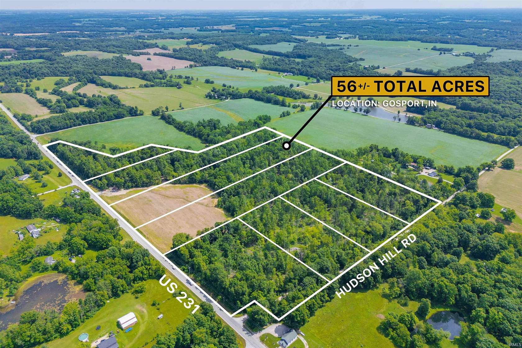 10 Acres of Residential Land for Sale in Gosport, Indiana