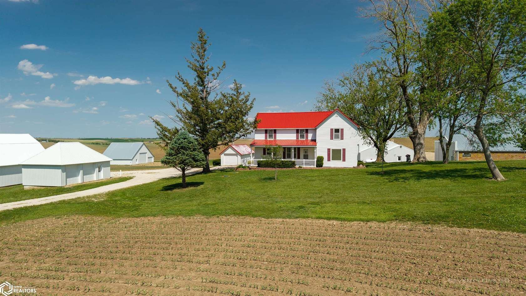 8.86 Acres of Land with Home for Sale in Carroll, Iowa