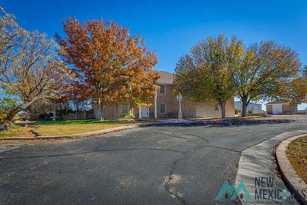 6.73 Acres of Land with Home for Sale in Roswell, New Mexico