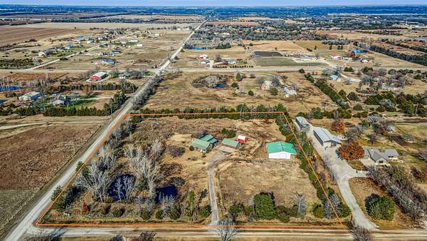 4.6 Acres of Residential Land with Home for Auction in Douglass, Kansas