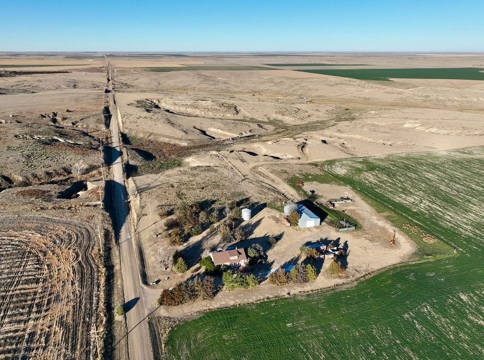 15 Acres of Land with Home for Sale in St. Francis, Kansas