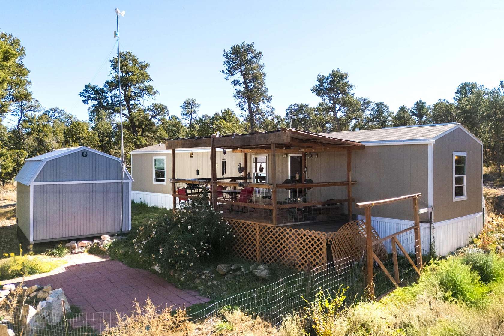 3.66 Acres of Residential Land with Home for Sale in Edgewood, New Mexico