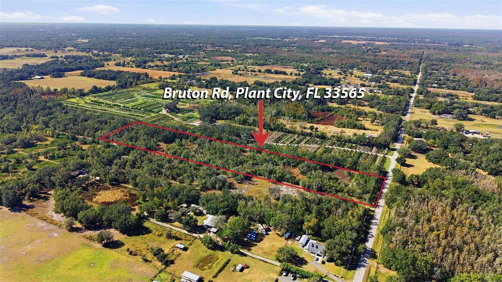 9.5 Acres of Land for Sale in Plant City, Florida