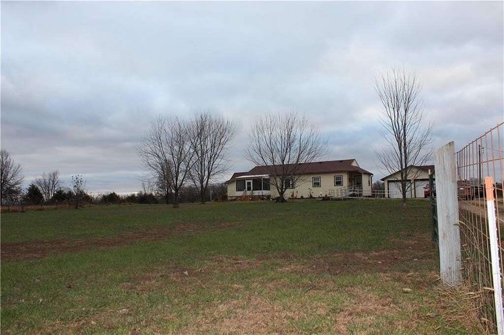 6.6 Acres of Residential Land with Home for Sale in Burlingame, Kansas