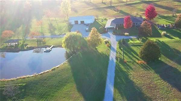 19 Acres of Land with Home for Sale in Pleasant Hill, Missouri