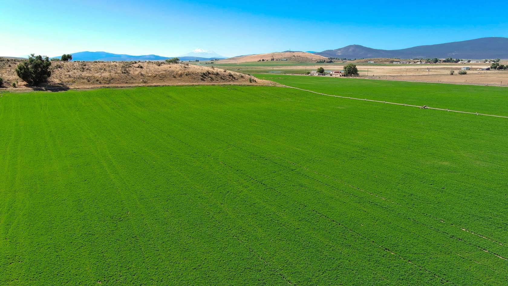 188 Acres of Agricultural Land with Home for Sale in Klamath Falls, Oregon