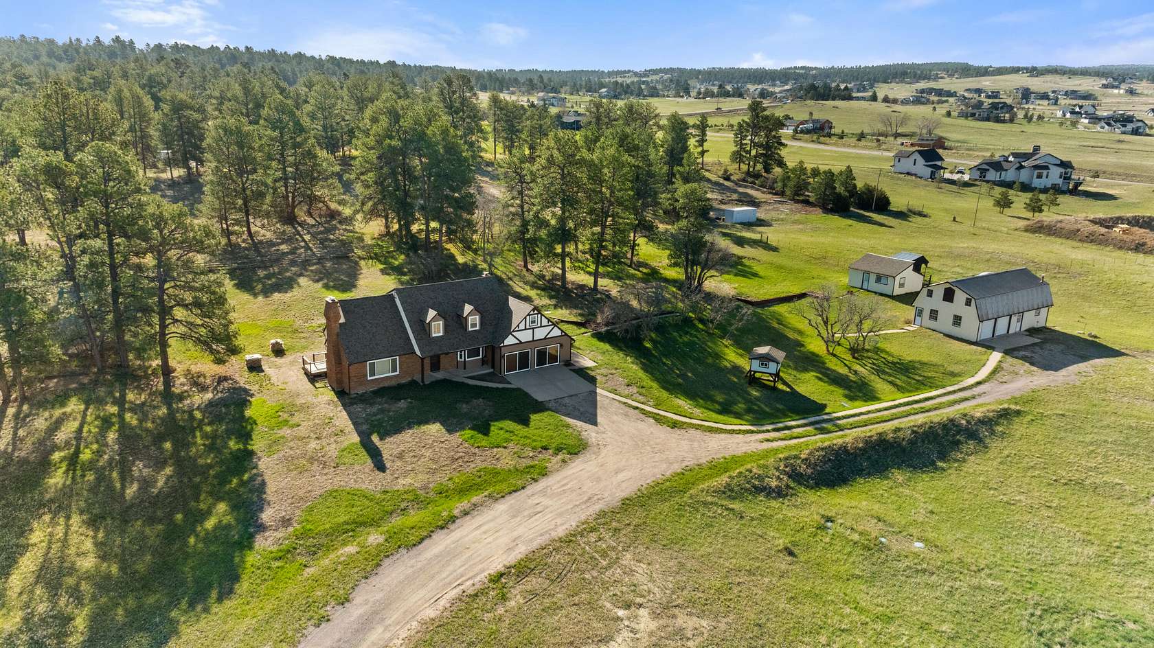 10 Acres of Residential Land with Home for Sale in Parker, Colorado