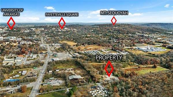 1.5 Acres of Improved Commercial Land for Sale in Fayetteville, Arkansas