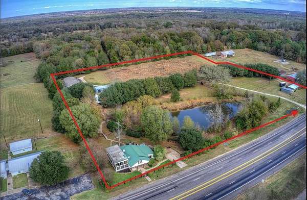 6 Acres of Land with Home for Sale in Grand Saline, Texas