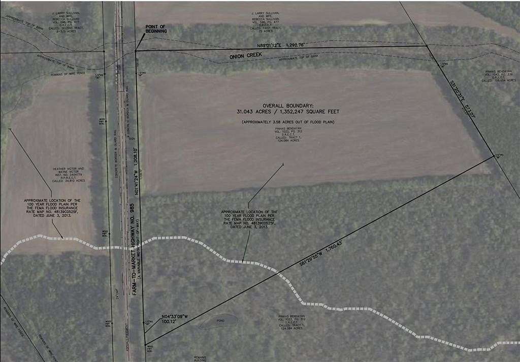 31 Acres of Recreational Land for Sale in Ennis, Texas
