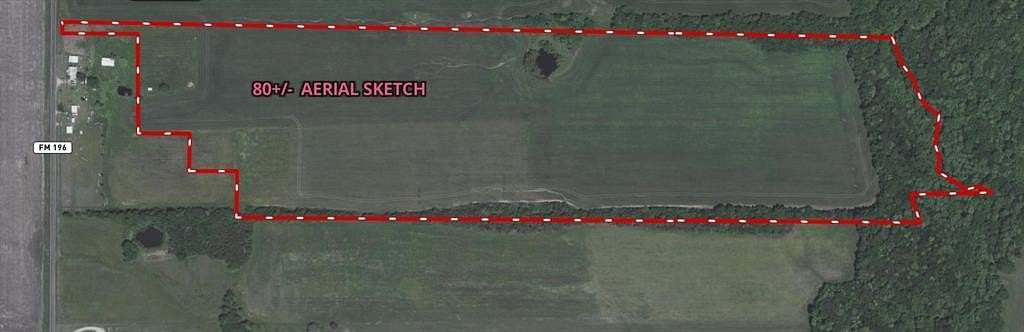 80 Acres of Agricultural Land for Sale in Blossom, Texas