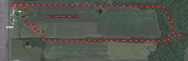 80 Acres of Agricultural Land for Sale in Blossom, Texas