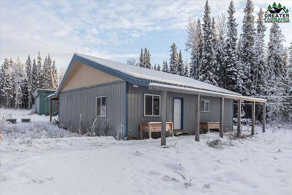 5 Acres of Residential Land with Home for Sale in Fairbanks, Alaska