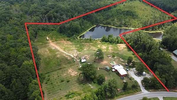24.8 Acres of Agricultural Land with Home for Sale in Villa Rica, Georgia