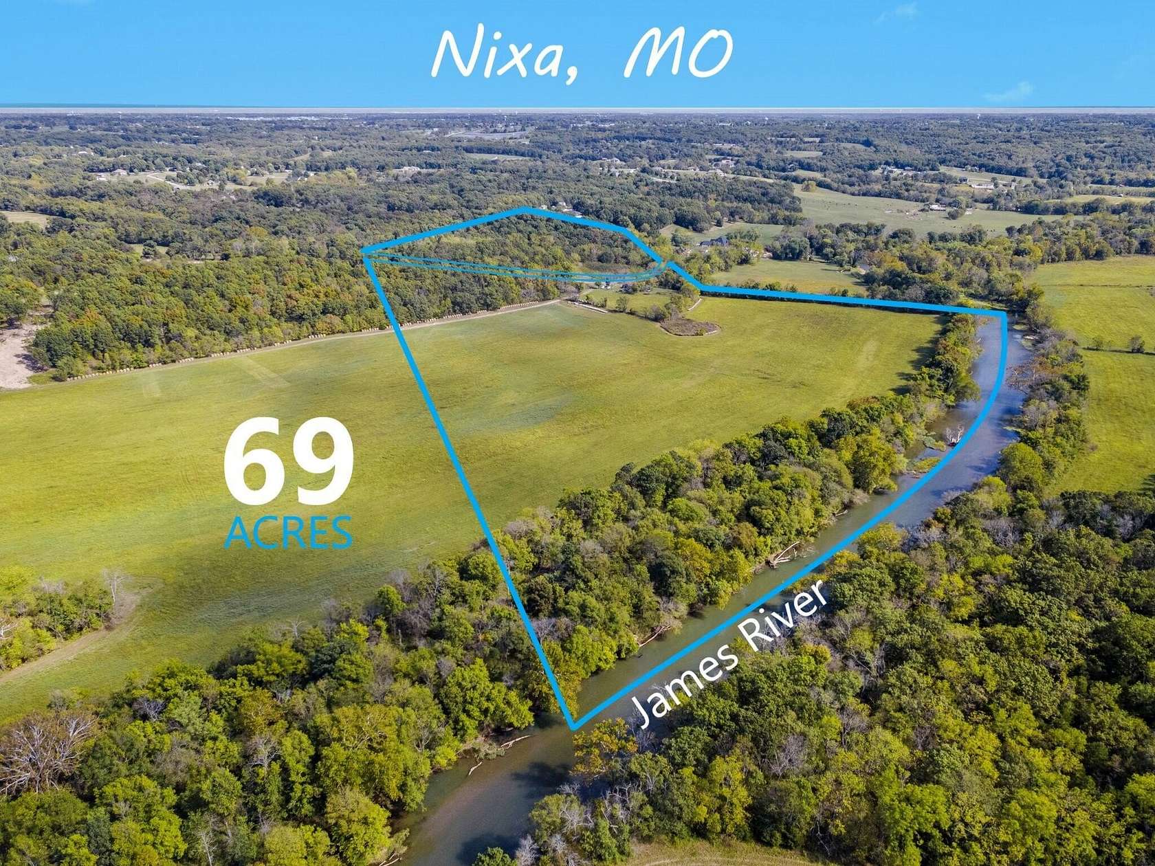 69 Acres of Recreational Land for Sale in Nixa, Missouri