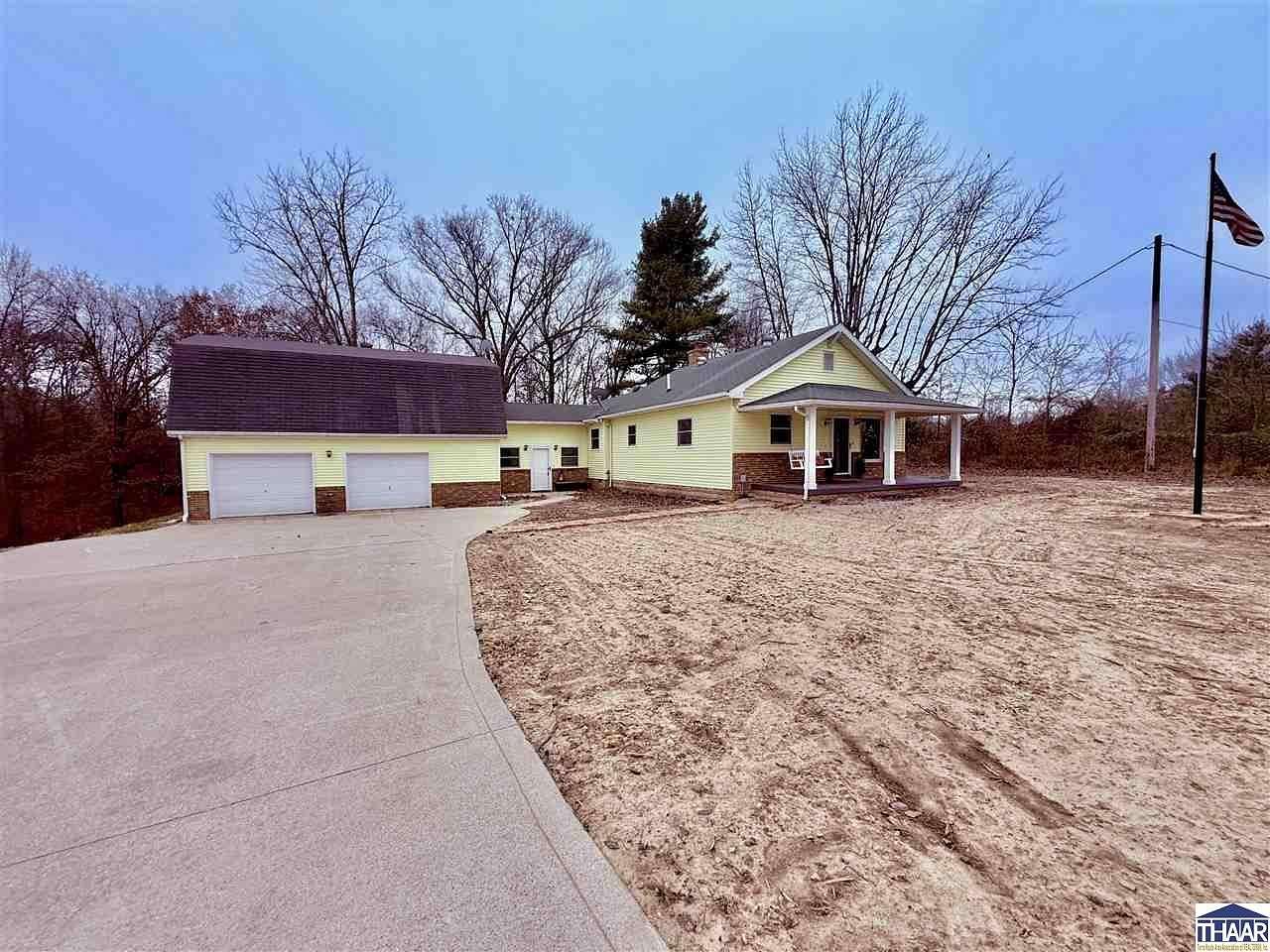 2 Acres of Residential Land with Home for Sale in Dugger, Indiana