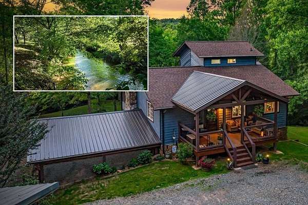 5 Acres of Land with Home for Sale in Blue Ridge, Georgia