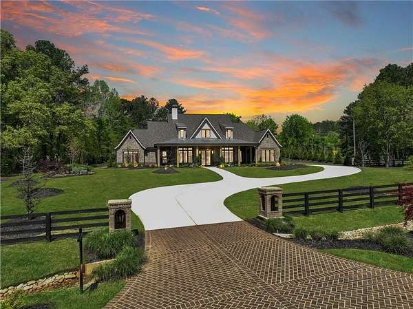 2 Acres of Residential Land with Home for Sale in Alpharetta, Georgia