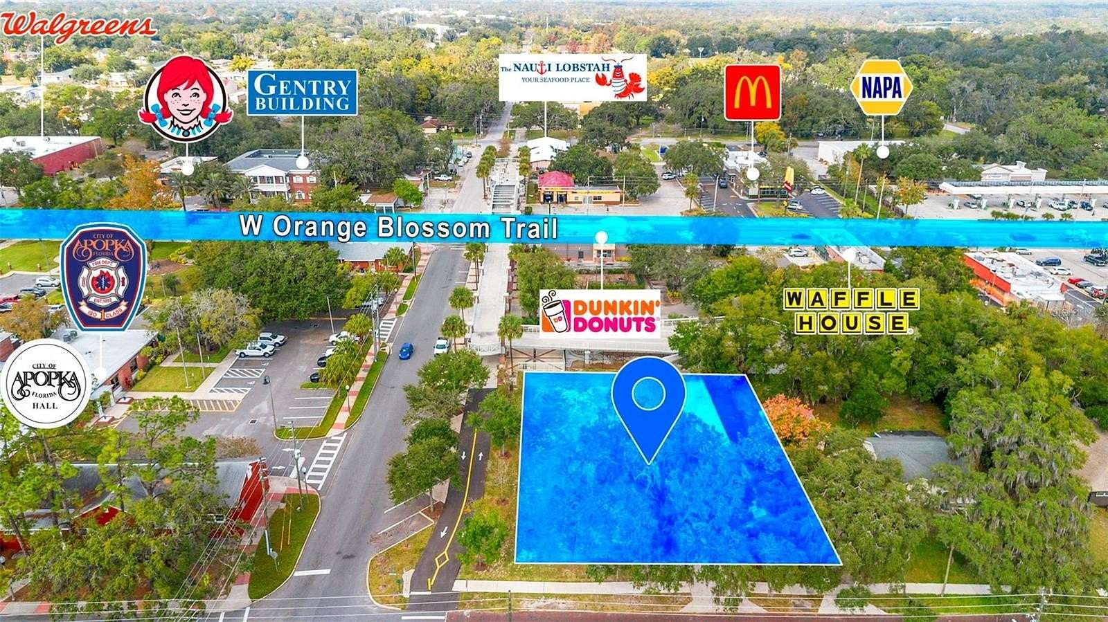 0.32 Acres of Mixed-Use Land for Sale in Apopka, Florida