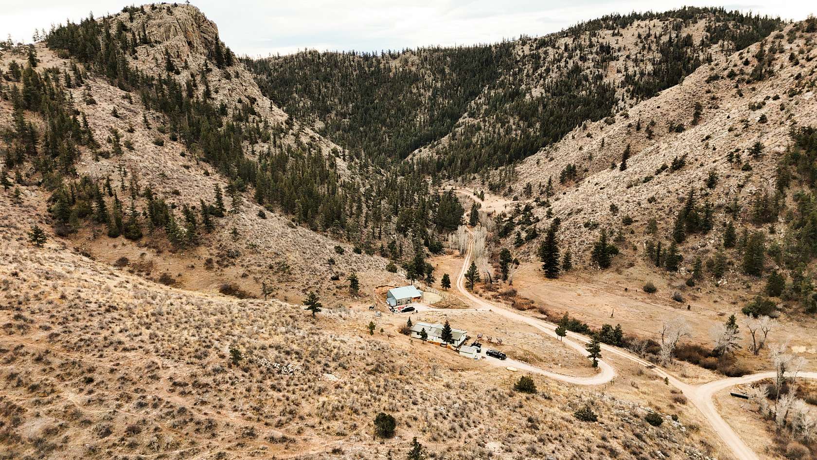 35 Acres of Recreational Land with Home for Sale in Livermore, Colorado