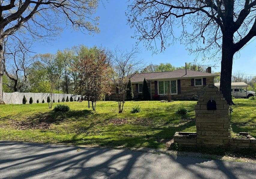 4.1 Acres of Residential Land with Home for Sale in Centerville, Tennessee