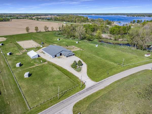 8.58 Acres of Land with Home for Sale in Coldwater, Michigan