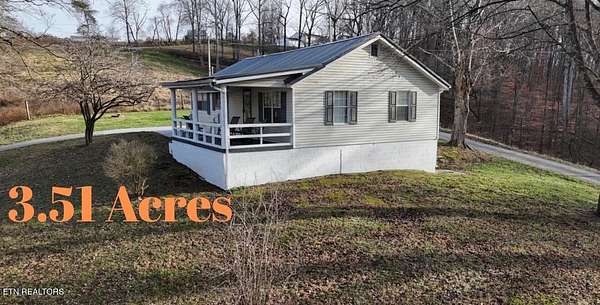 3.5 Acres of Land with Home for Sale in Rocky Top, Tennessee