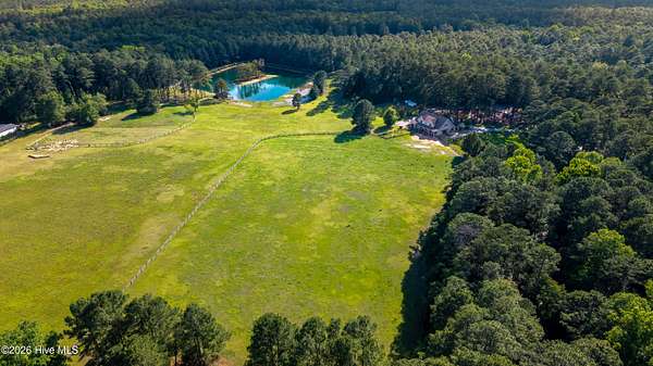 26.5 Acres of Agricultural Land with Home for Sale in Vass, North Carolina