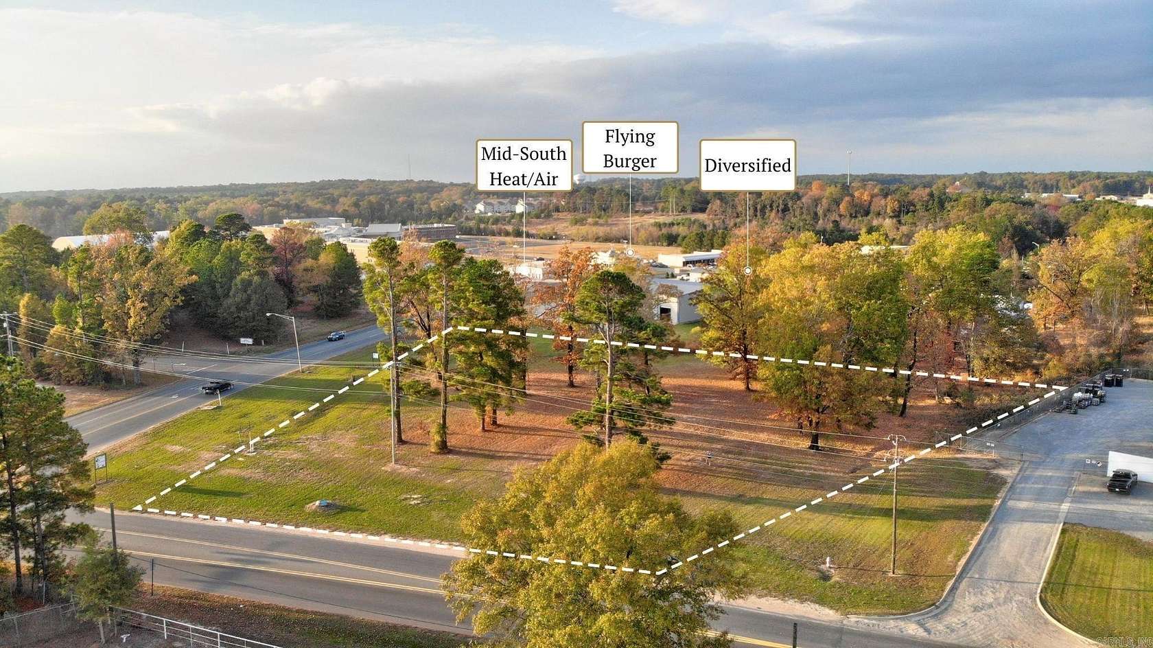2 Acres of Commercial Land for Sale in El Dorado, Arkansas