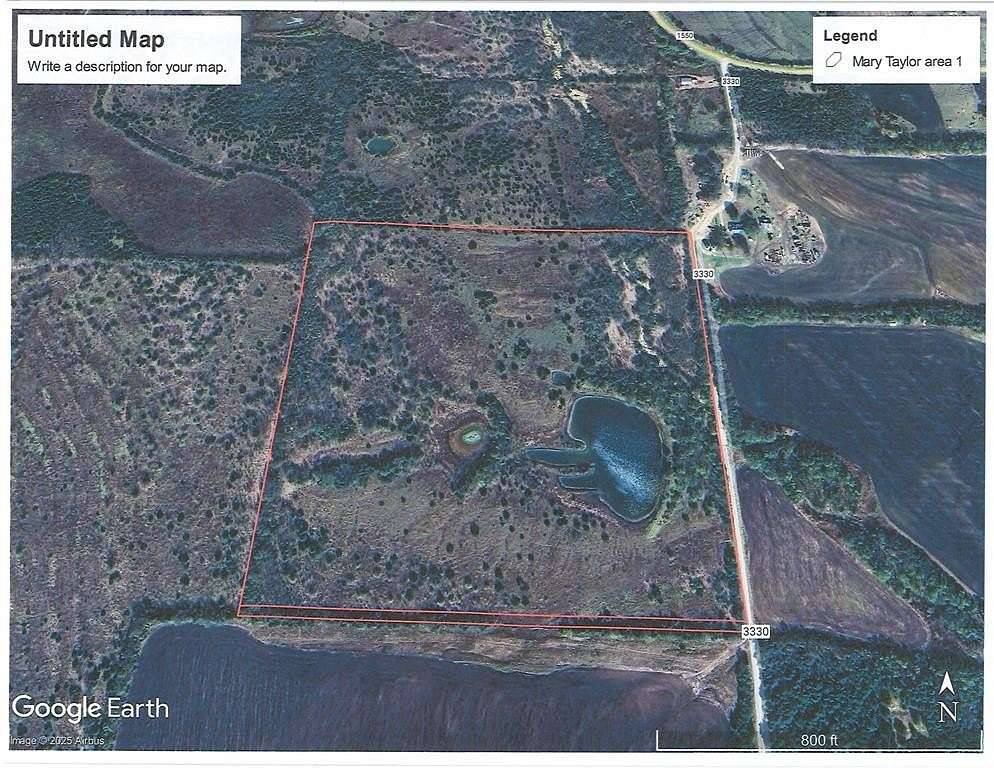 46.1 Acres of Recreational Land for Sale in Dodd City, Texas