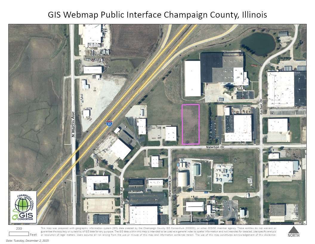 2 Acres of Land for Sale in Champaign, Illinois