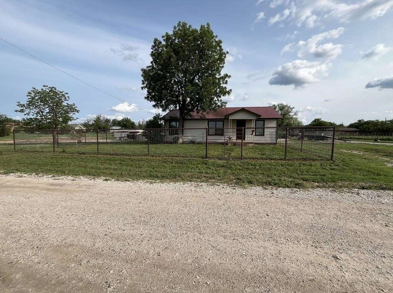 3.7 Acres of Residential Land with Home for Sale in Richland Springs, Texas