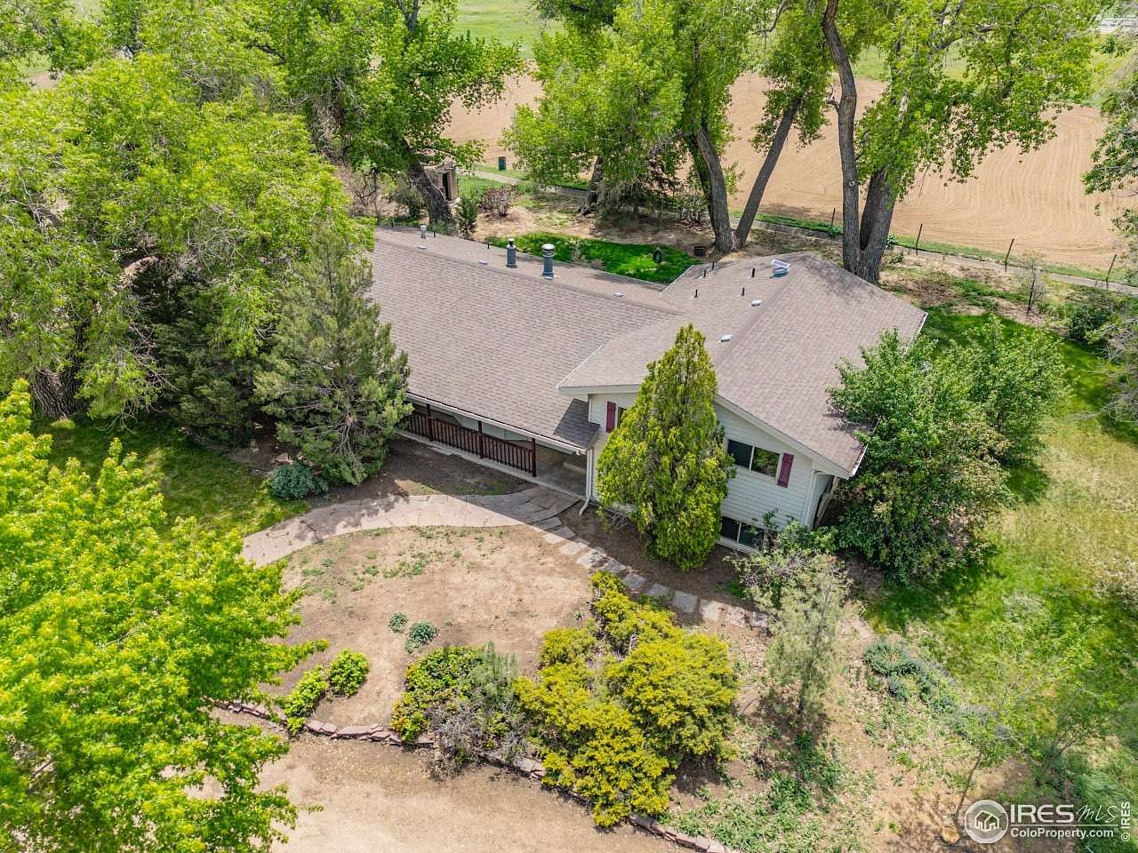 9.77 Acres of Land with Home for Sale in Kersey, Colorado