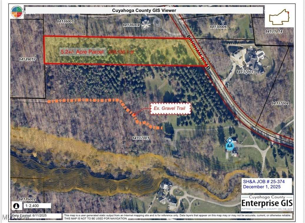 5.2 Acres of Residential Land for Sale in Gates Mills, Ohio