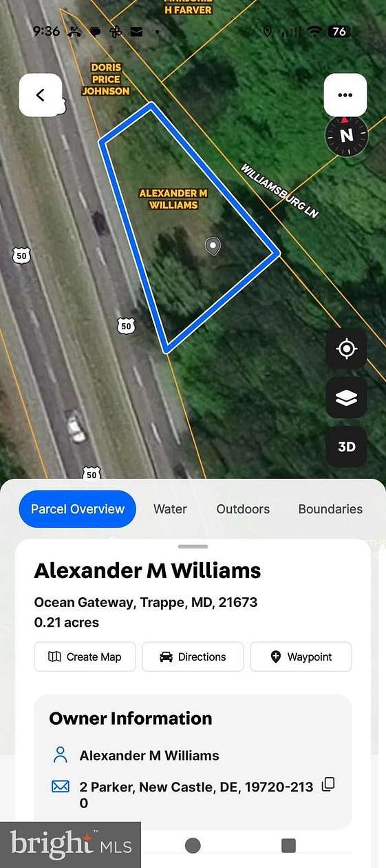 0.21 Acres of Residential Land for Sale in Trappe, Maryland