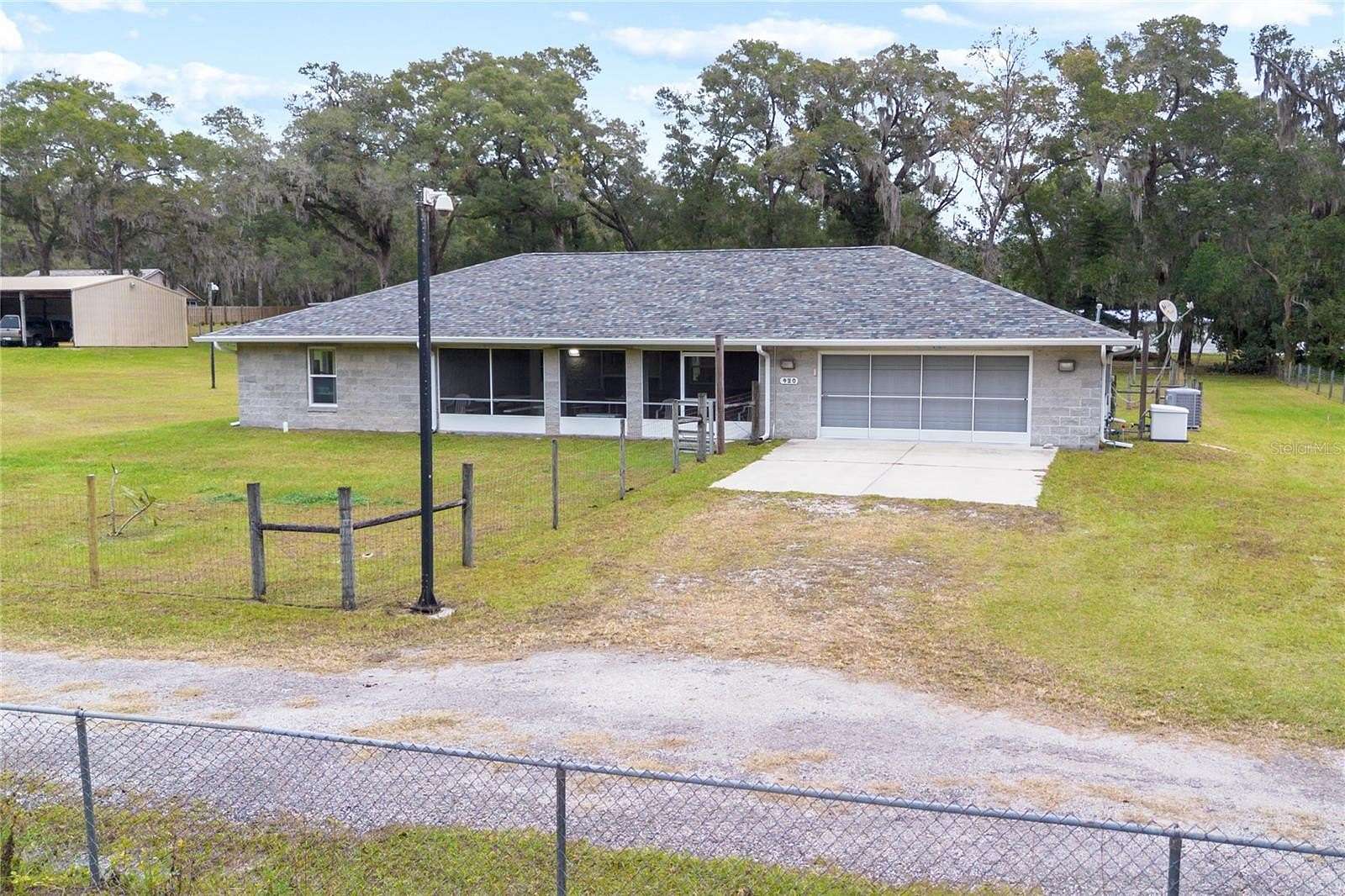 3.1 Acres of Residential Land with Home for Sale in DeLand, Florida
