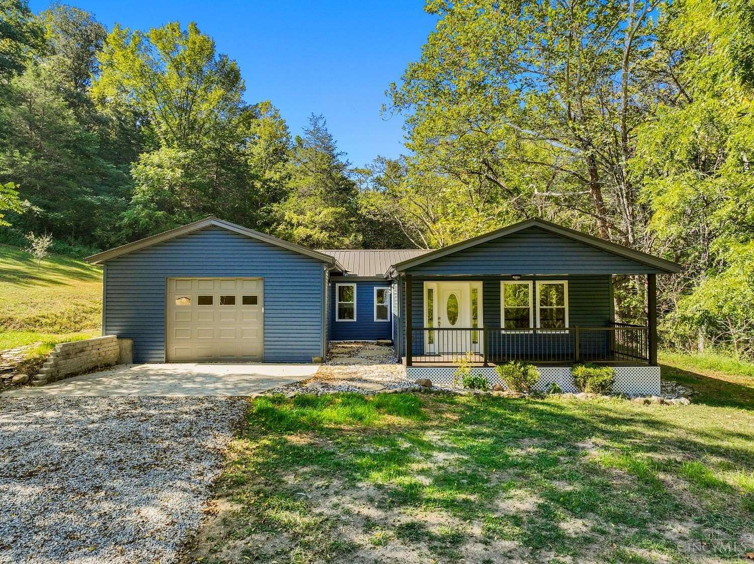 8 Acres of Land with Home for Sale in Rising Sun, Indiana