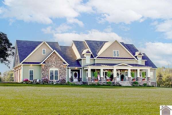 66.6 Acres of Agricultural Land with Home for Sale in Cunningham, Kentucky