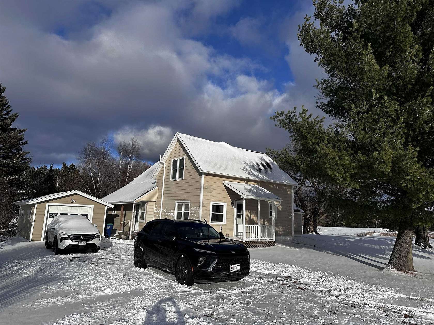 2.57 Acres of Residential Land with Home for Sale in Hatley, Wisconsin