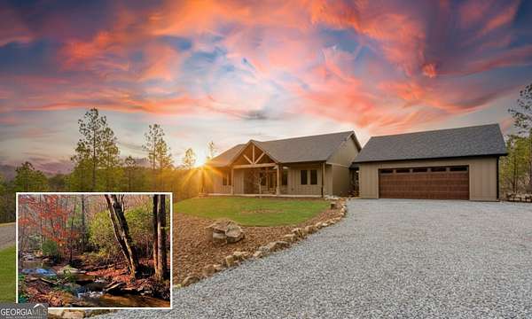 2 Acres of Residential Land with Home for Sale in Talking Rock, Georgia