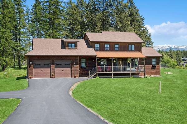 2.23 Acres of Residential Land with Home for Sale in Kalispell, Montana