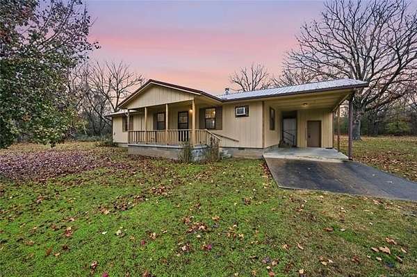 9.8 Acres of Land with Home for Sale in Tahlequah, Oklahoma