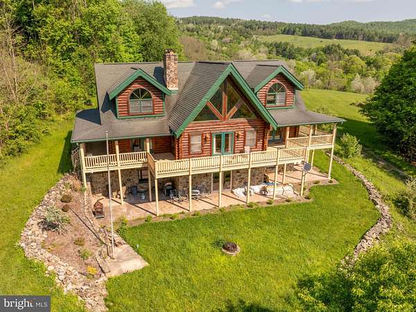 145 Acres of Recreational Land with Home for Sale in Barton, Maryland