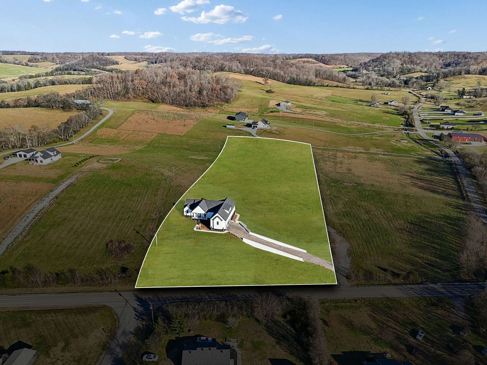 2 Acres of Land with Home for Sale in Shelbyville, Tennessee