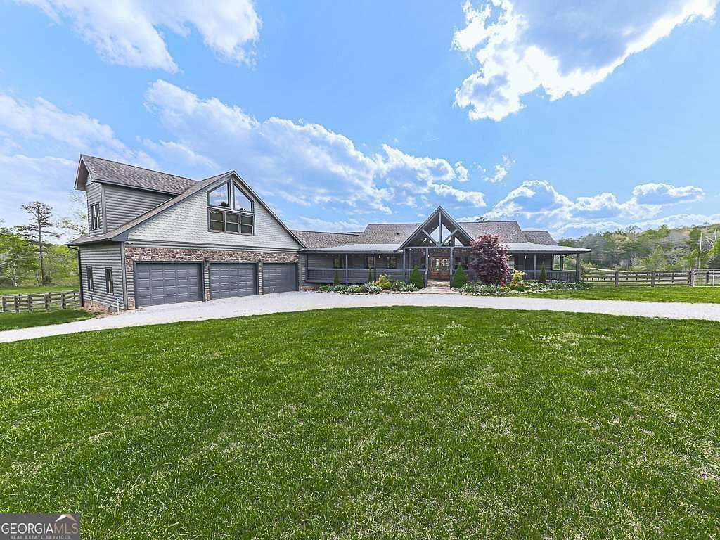 3 Acres of Residential Land with Home for Sale in Morganton, Georgia