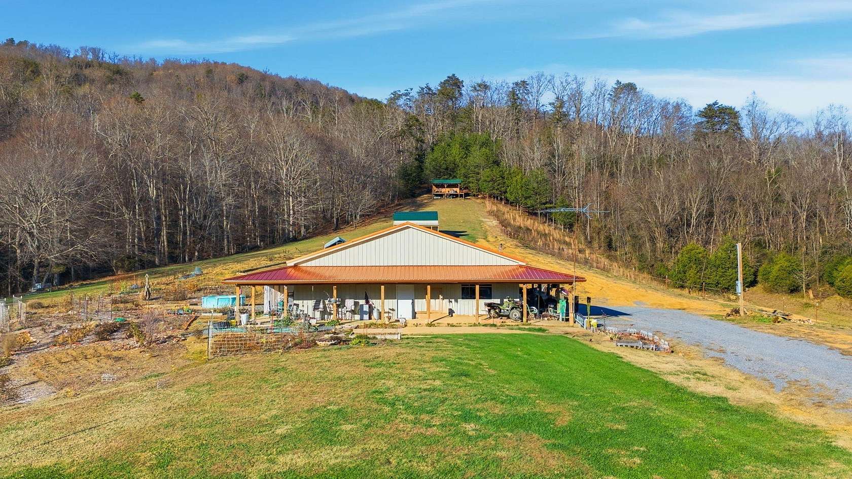 48 Acres of Land with Home for Sale in Rogersville, Tennessee