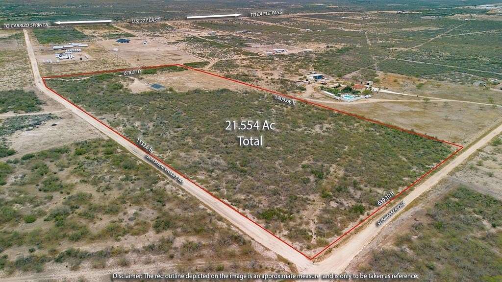 21.6 Acres of Improved Land for Sale in Eagle Pass, Texas