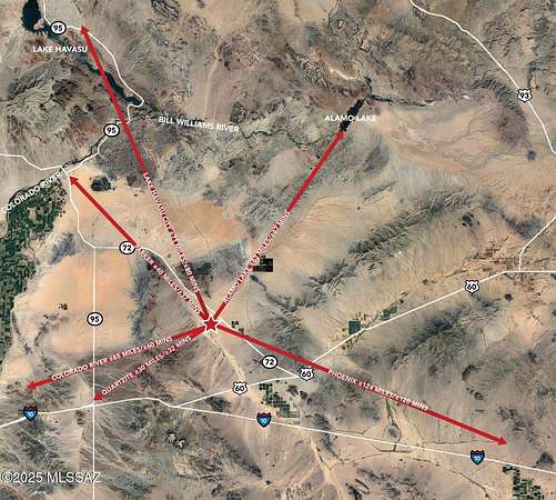 117 Acres of Recreational Land for Sale in Bouse, Arizona