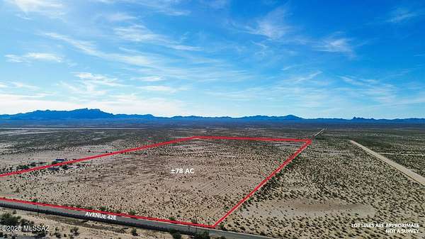 117 Acres of Recreational Land for Sale in Bouse, Arizona